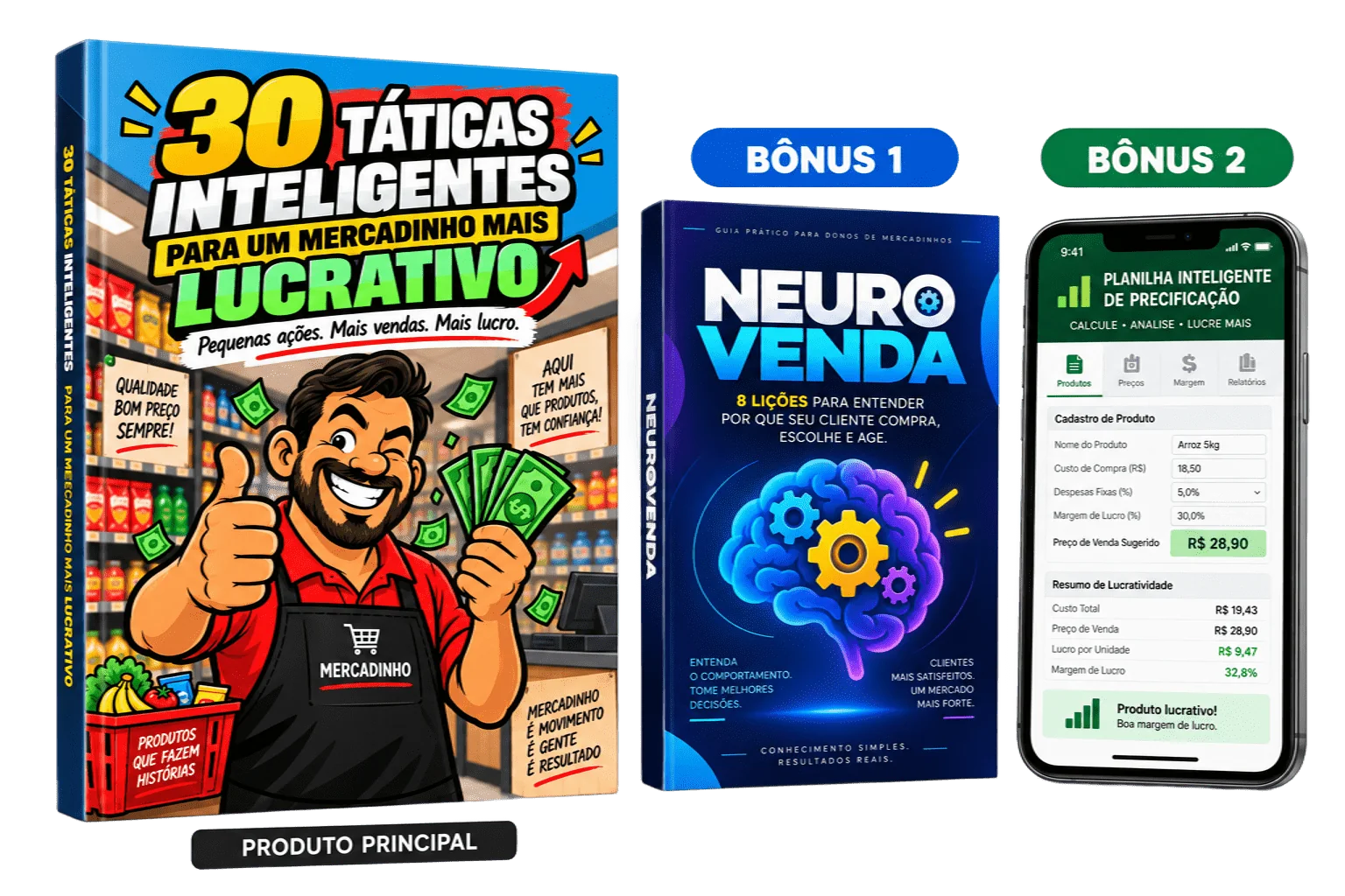Combo 30 Táticas Inteligentes com os dois bônus